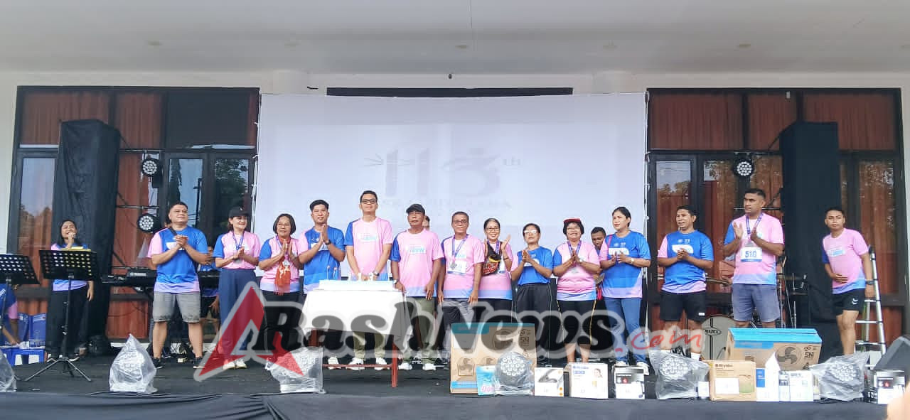 Fun Run HUT ke-113 RS Lindimara Diwarnai Kehadiran Kasdim 1601/Sumba Timur