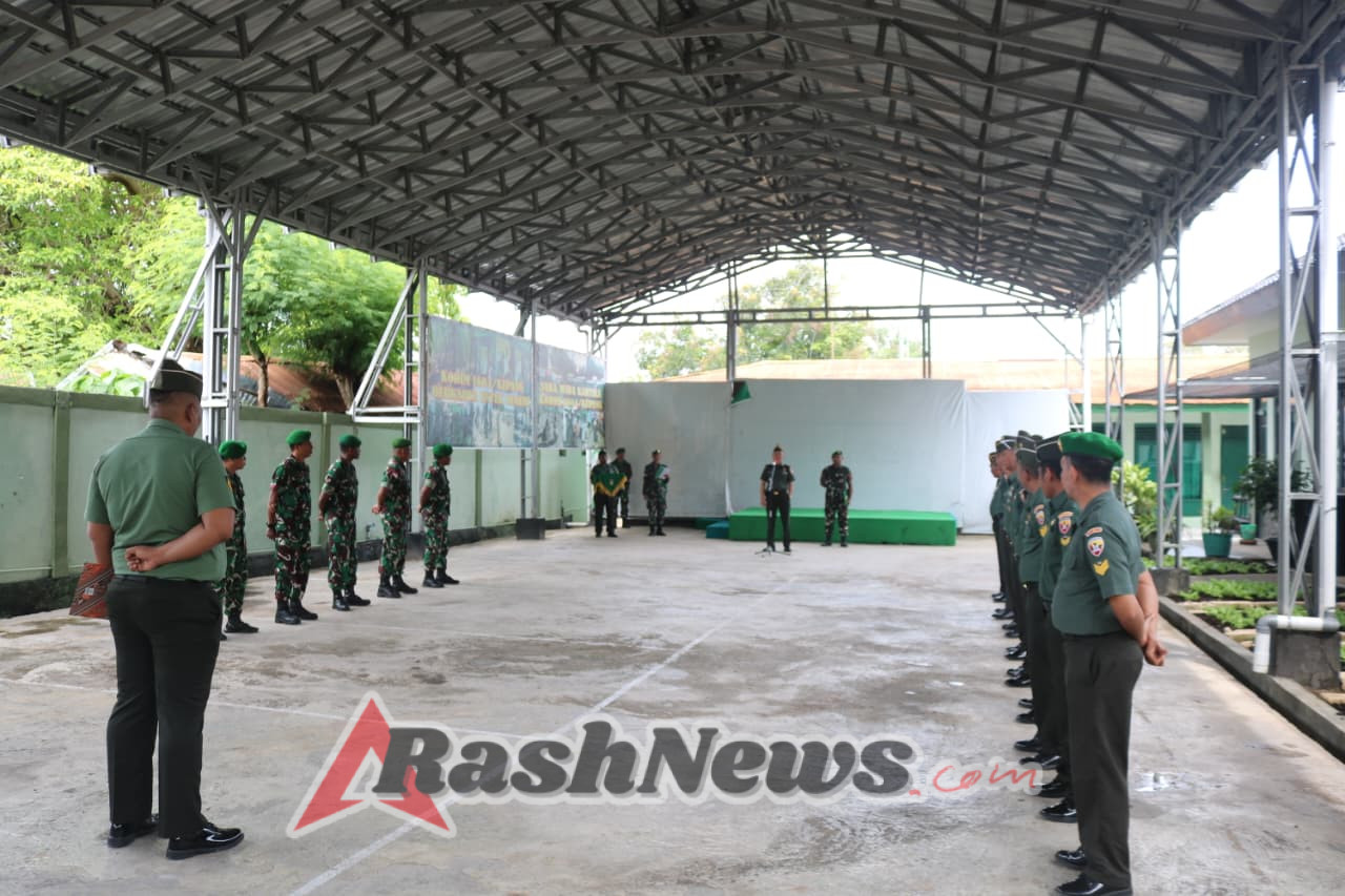 TNI Kodim Kupang Laksanakan Korps Raport Pindah Satuan