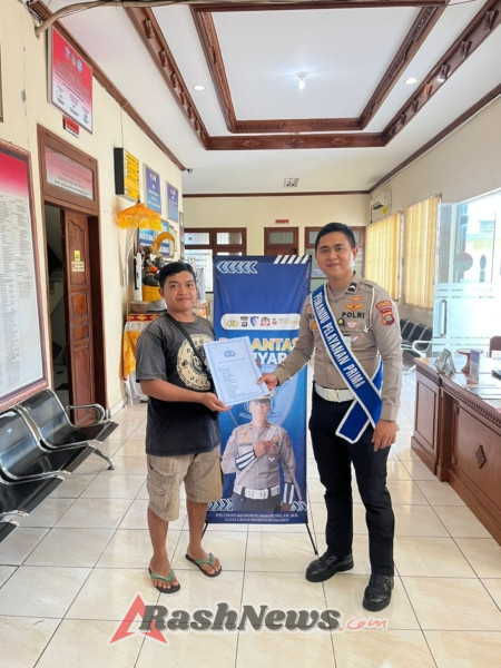 Polres Karangasem Ajak Masyarakat Gunakan Aplikasi SIGNAL untuk Bayar Pajak Kendaraan Secara Online