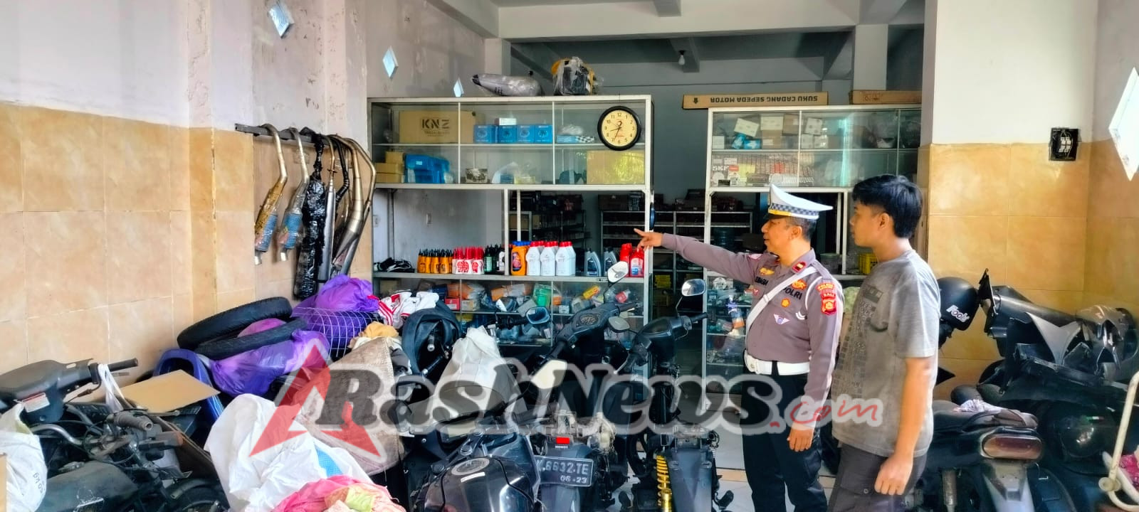 Sat Lantas Polres Karangasem  Gencar Sosialisasi Larangan Knalpot Brong