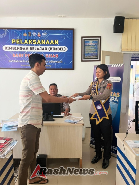 Satpas SIM Polresta Denpasar Pastikan Pelayanan SIM Maksimal, Petugas Berikan Panduan Lengkap Kepada Pemohon