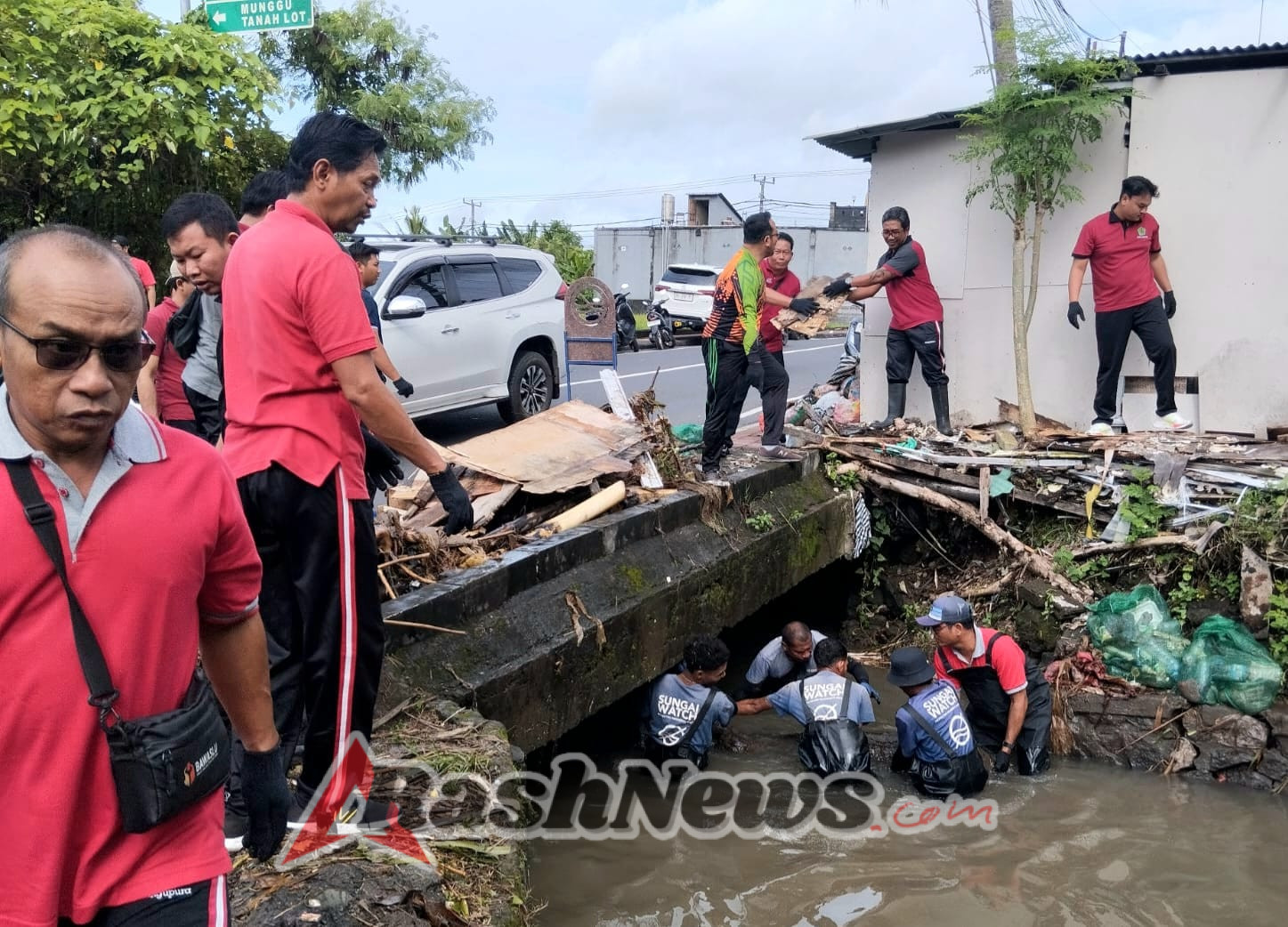 Sungai Watch Gandeng Babinsa Buduk Lestarikan Subak Ayung