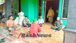 Komsos dan Monitoring Babinsa Koramil Poto Tano, Desa Binaan Tetap Kondusif