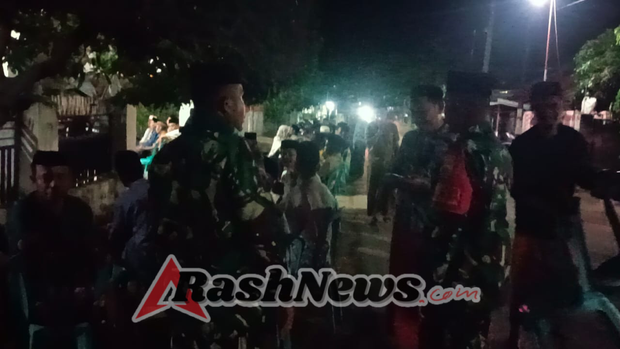 Sinergi TNI, Aparat Desa, dan Masyarakat Lakukan Patroli Siskamling di Kecamatan Lambu