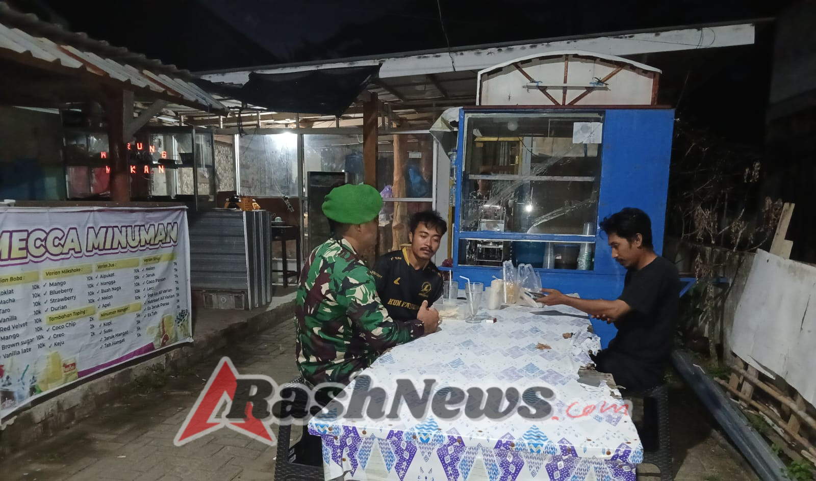 TNI Koramil 1628-02 Tingkatkan Pengawasan Malam untuk Cegah Gangguan Keamanan