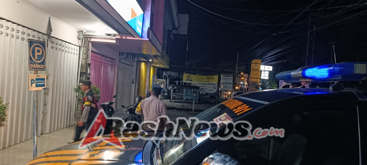 Piket Fungsi Polsek Kediri Dipimpin Pawas  Laksanakan Blue Light Patrol (BLP)