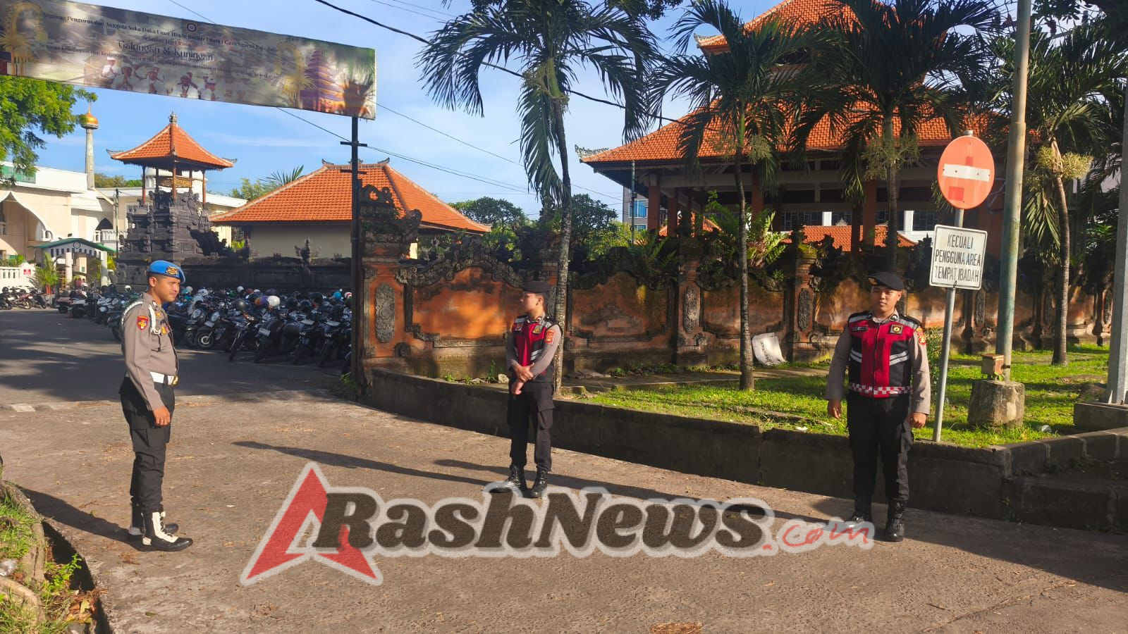 Polres Bandara Siagakan Personel Amankan Ibadah Minggu di Gereja Ekklesia