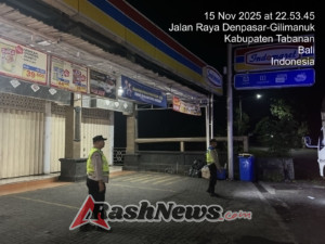 Cegah Kriminalitas & Antisipasi Kemacetan, Polsek Selemadeg Perkuat Patroli Malam