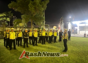 Sat Lantas Polres Klungkung Gelar Patroli Hunting dan Beri Himbauan di Area Jembatan Merah