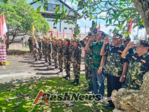 Polsek Blahbatuh Amankan Kegiatan Napak Tilas Pahlawan Nasional