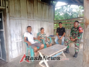 TNI AD Hadir di Tengah Warga, Babinsa Gelar Pamwil dan Komsos di Desa Kobaleba