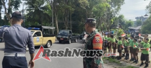 Dedikasi Babinsa Bitera, Pastikan Jalur Napak Tilas Berjalan Aman dan Tertib