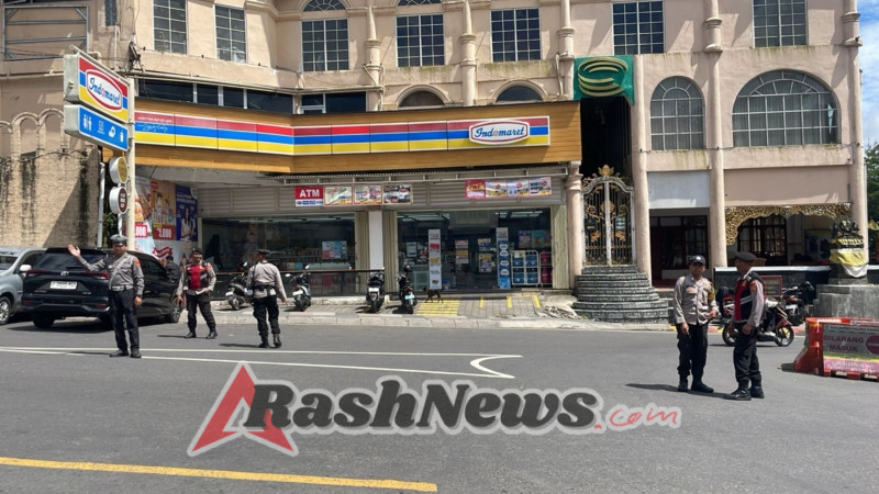 Hari Minggu personol Polres Bangli Gelar Pengaturan Arus Lalu Lintas di Obyek Wisata Penelokan Kintamani