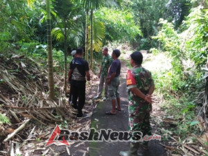 Sinergi TNI, Pemerintah Daerah dan IMI: Pengecekan Jalan Lingkungan di Lumbanan untuk Pengembangan Wilayah