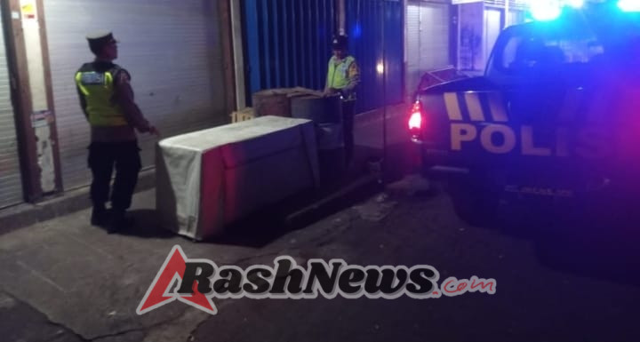 Cegah terjadinya Kriminalitas pada malam hari, Polsek Penebel laksanakan Patroli Blue Light