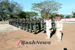 Upacara 17-an di Lapangan Pahlawan Waingapu Berlangsung Khidmat Dipimpin Kasdim 1601/ST
