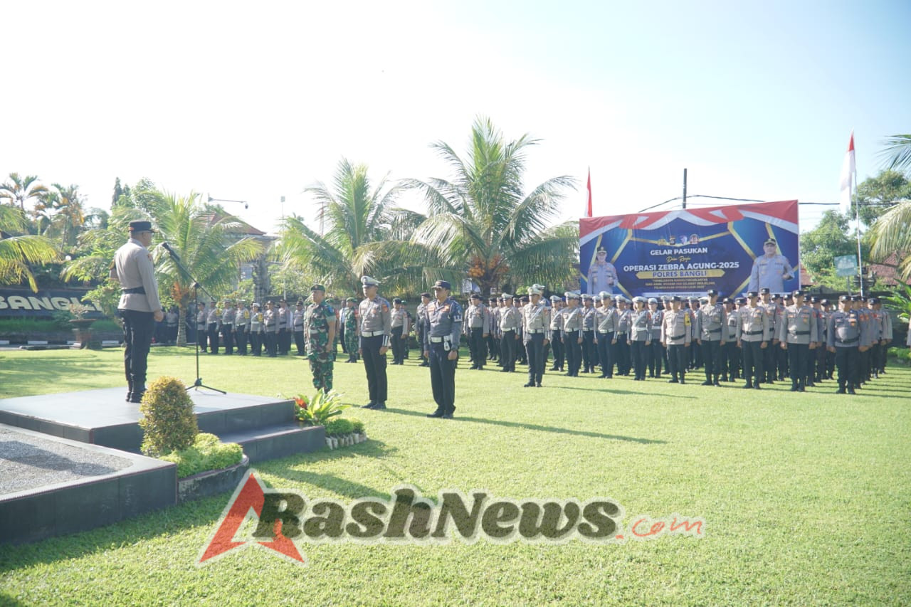 POLRES BANGI GELAR PASUKAN OPERASI ZEBRA AGUNG 2025