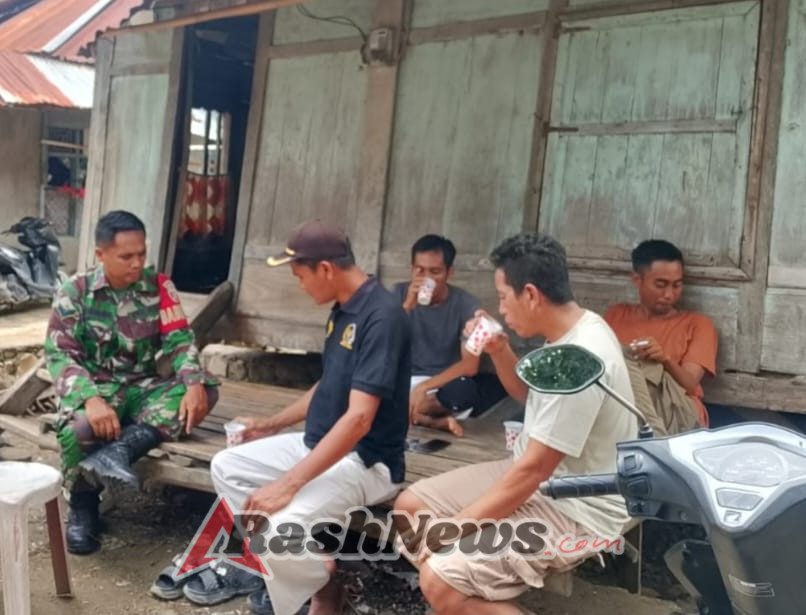 Sinergi Babinsa dan Warga Binaannya Jaga Kebersihan dan Keamanan Lingkungan