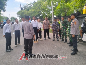 Polsek Kawasan Pelabuhan Benoa Gelar KRYD dan Yustisi Gabungan.