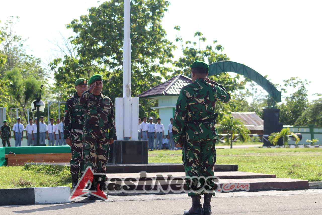 Kodim 1629/SBD Laksanakan Upacara Bendera: Kasad Apresiasi Prajurit dan Dorong Peningkatan Kinerja