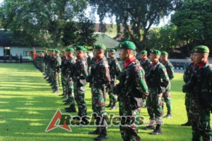 Kodim 1616/Gianyar Mantapkan Pembinaan Satuan Lewat Upacara 17-An Bulan November