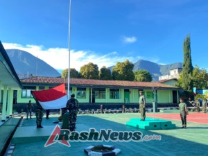 Kodim 1612/Manggarai Gelar Upacara Bendera 17-an, Tekankan Disiplin dan Penguatan Profesionalisme Prajurit