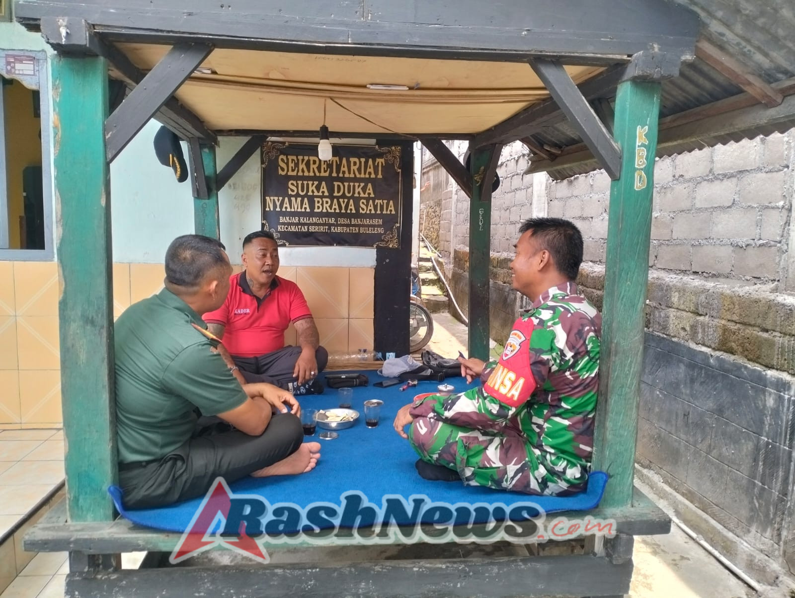 Babinsa Banjarasem Perkuat Sinergi dengan Desa Dalam Rencana Pembangunan Koperasi Merah Putih