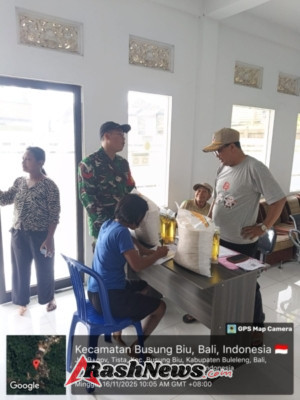 BLT Dana Desa November Disalurkan, Babinsa Beri Rasa Aman kepada Warga