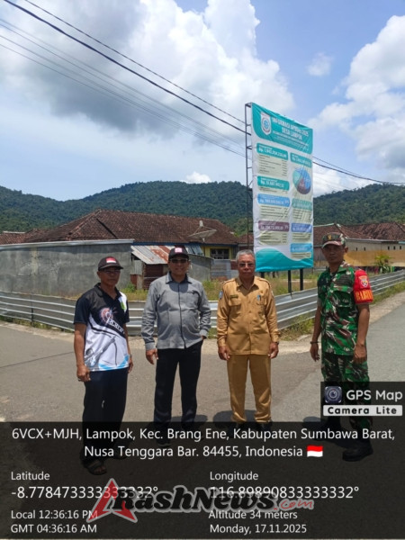 TNI dan Pemdes Lampok Bersama Koperindag Tinjau Lahan Calon KDKMP