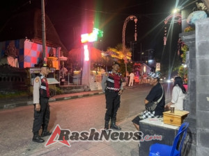 Menjelang Hari Suci Galungan, Polsek Kuta Utara Intensifkan Patroli Ciptakan Situasi Aman