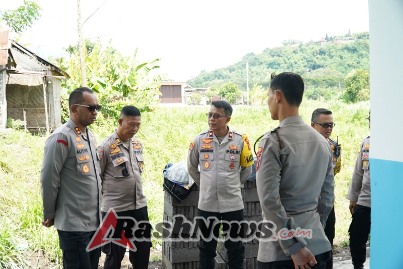 Kapolres Klungkung Tinjau Progres Pembangunan SPPG di Desa Gunaksa