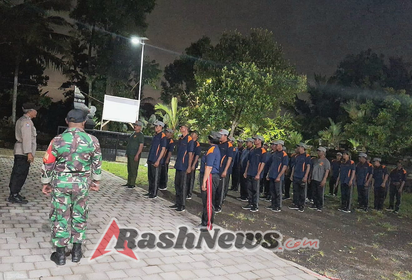 Serda Fredik: Pelatihan PBB Sat Linmas Desa Punggul, Bentuk Karakter Disiplin dan Tanggung Jawab