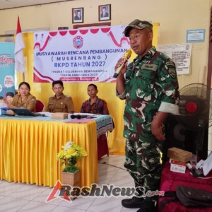 Babinsa Kodim 1602/Ende Berperan Penting dalam Suksesnya Musrenbang Rewarangga