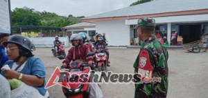 Babinsa Koramil Pantai Baru Kawal Kelancaran Operasional Kapal ASDP