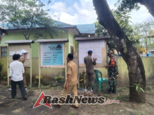 Penempelan Paket Tanah Jaminan Berjalan Lancar dan Aman berkat Pengamanan Babinsa