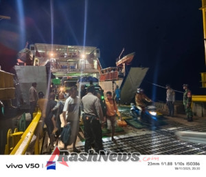 Situasi Pelabuhan Pantai Baru Aman Selama Proses Bongkar Muatan