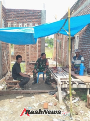 Babinsa Ingatkan Warga Rempe untuk Tingkatkan Kebersihan Saat Musim Hujan