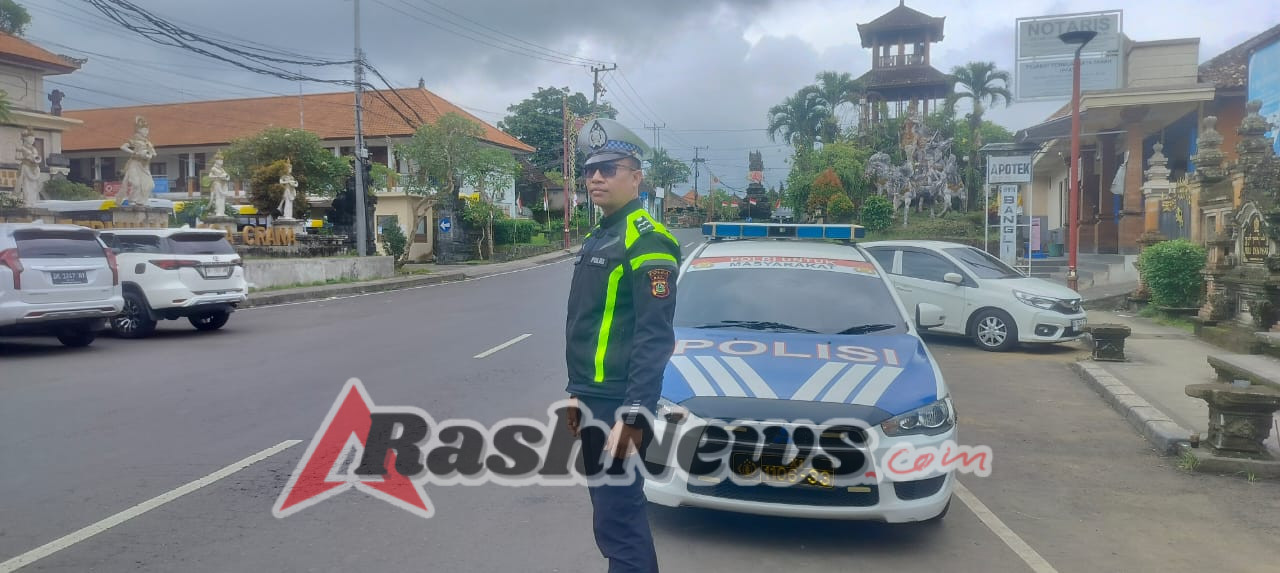 Amankan Akses Vital Jelang Galungan, Polres Bangli Intensifkan Patroli dan Pengaturan Lalu Lintas di Pasar Kidul