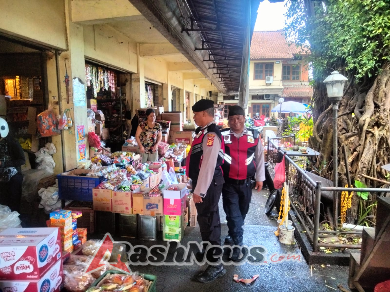 Polsek Ubud Tingkatkan Patroli di Pasar Peliatan untuk Cegah Premanisme
