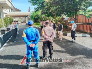 Awali dan Akhiri Pelaksanaan Tugas, Anggota Lantas Polres Karangasem Laksanakan Serah Terima Tugas Jaga