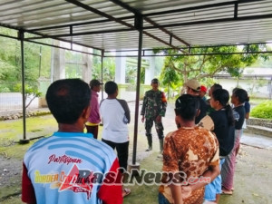 Warga Apresiasi Komsos Babinsa Miobar yang Bahas Stabilitas Keamanan Desa