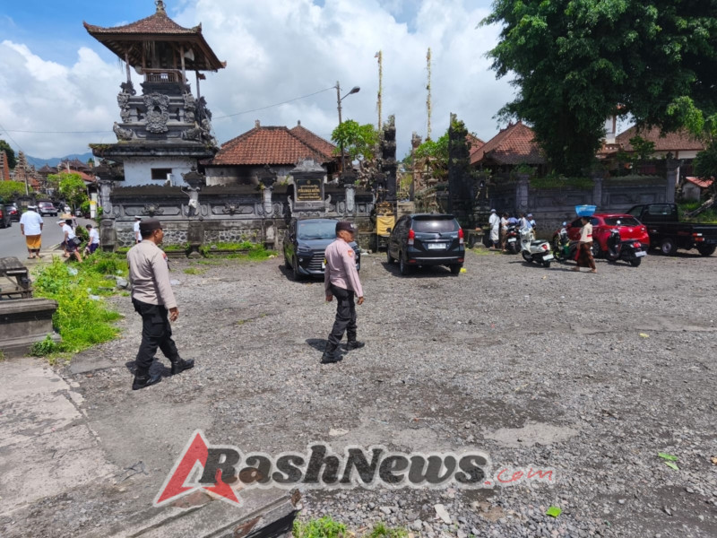 Cegah Gangguan Kamtibmas di Hari Raya Galungan, Polsek Bebandem Gelar Patroli Rutin
