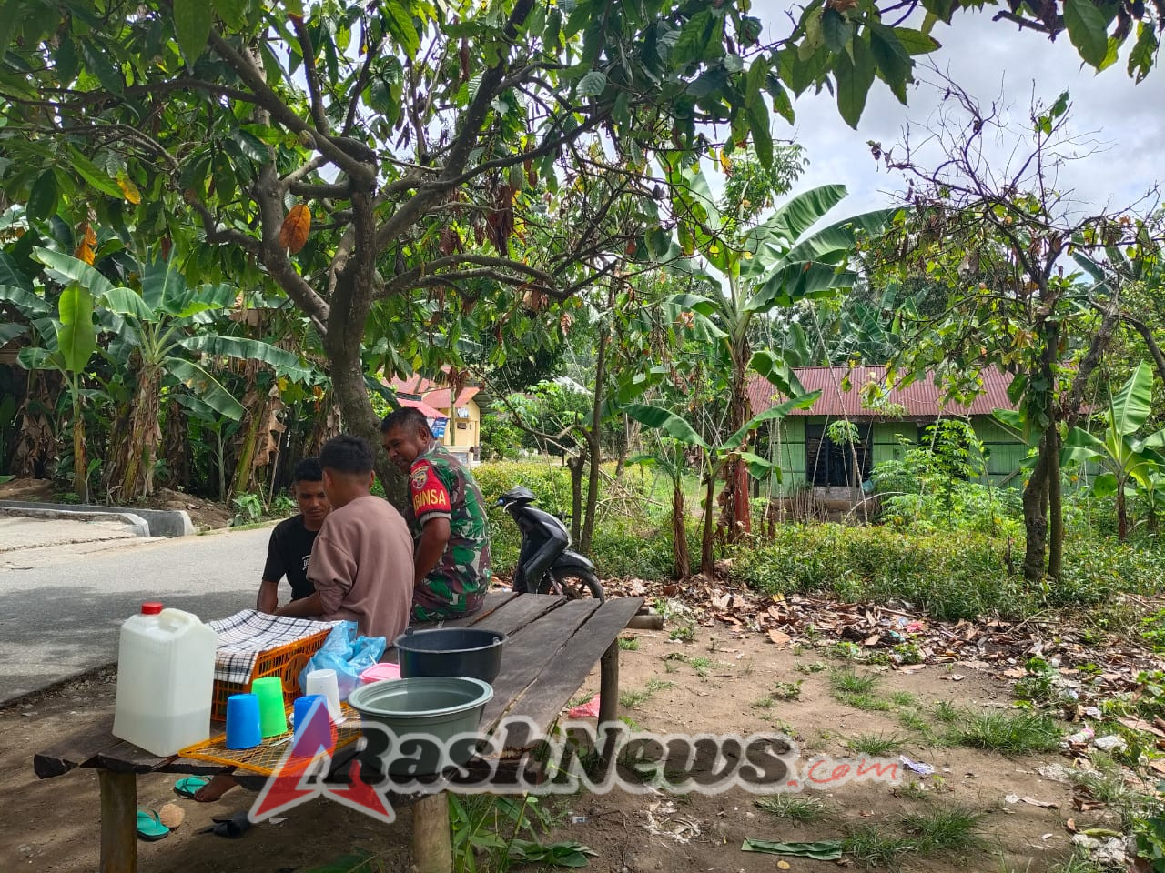 Serka Piter Kase Laksanakan Komunikasi Sosial dan Pamwil di Dusun Ndito