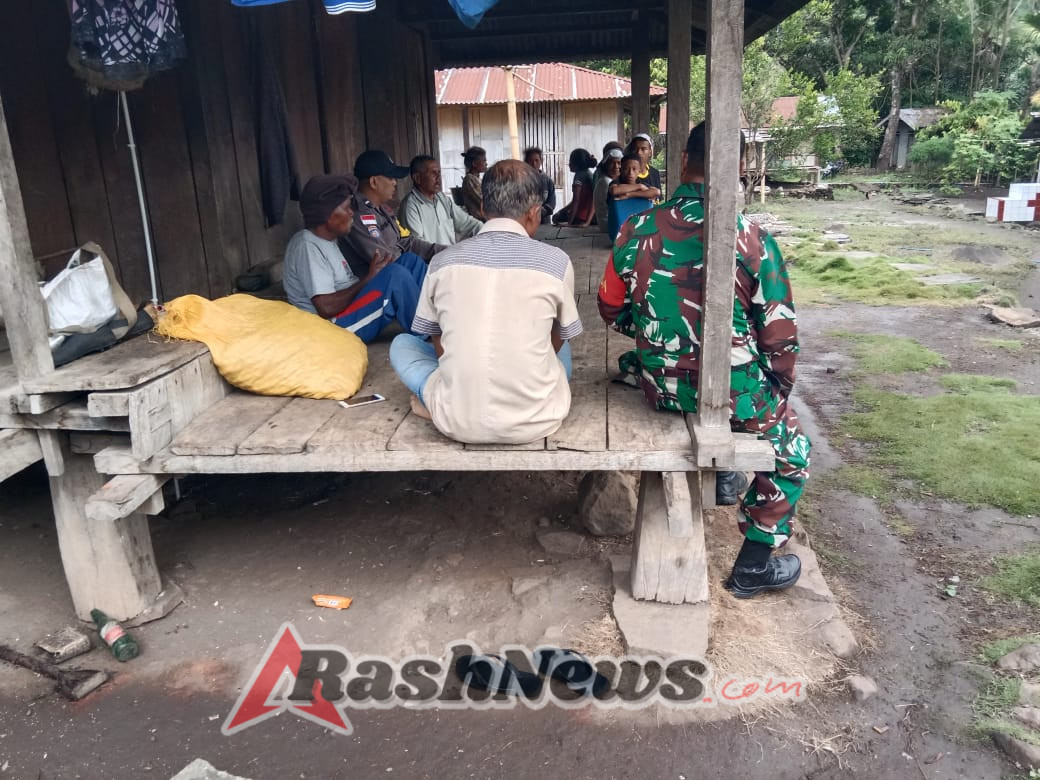 Kehadiran Babinsa di Desa Detukeli Ciptakan Rasa Aman dan Nyaman bagi Masyarakat