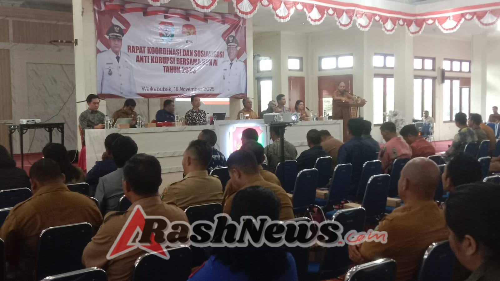 Pemda Sumba Barat dan KPK Gelar Sosialisasi Anti Korupsi, Dandim 1613 Turut Hadir