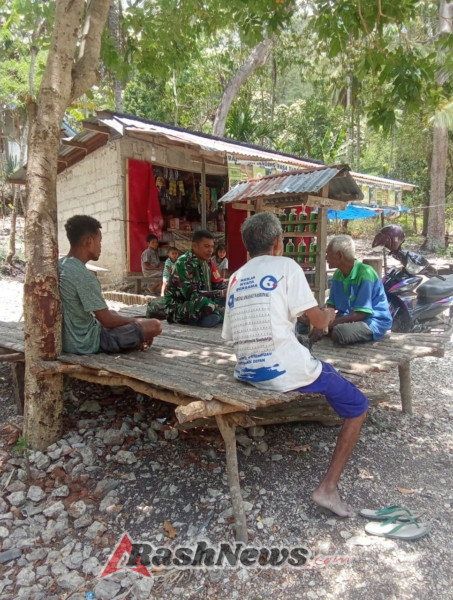 Musim Hujan Tiba, Babinsa Koramil 1621-05/Panite Intensifkan Edukasi Mitigasi Bencana