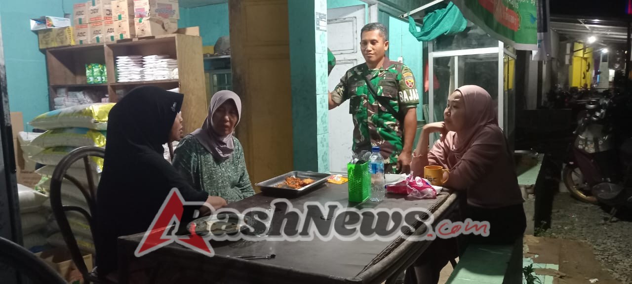 Koramil 1628-02/Sekongkang Perkuat Pengamanan Wilayah Lewat Patroli Malam Terpadu