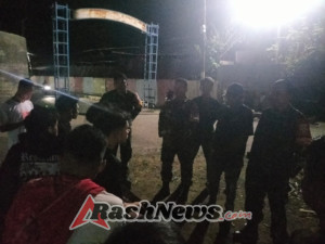 Koramil 1608-01/Rasanae Bersama RT Gelar Operasi Keamanan Malam