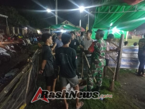 Sinergi TNI-Pol PP dan Tokoh Masyarakat Perkuat Patroli Siskamling Wilayah Woha