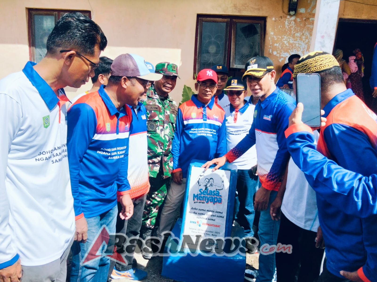 “Danramil Woha Tegaskan Dukungan TNI dalam Program Pembangunan Desa di Kecamatan Belo”